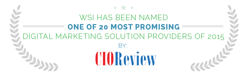 WSI Named One of the 20 Most Promising Digital Marketing Solutions Providers of 2015